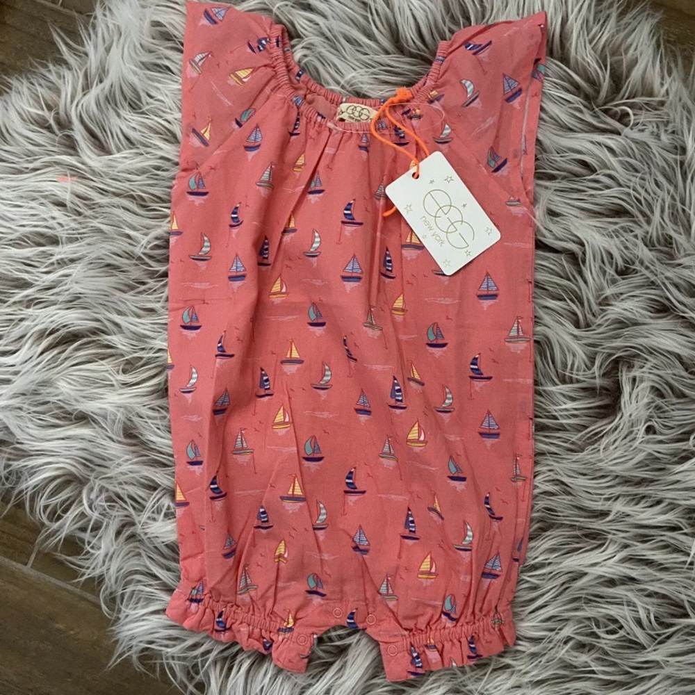 Egg NY Romper Size 12M NWT